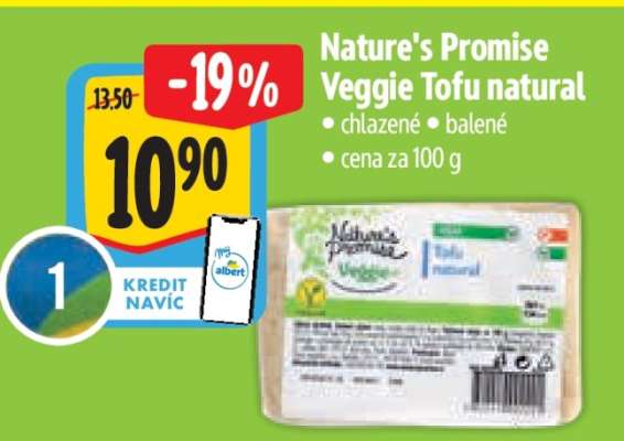 Nature’s Promise Veggie Tofu natural