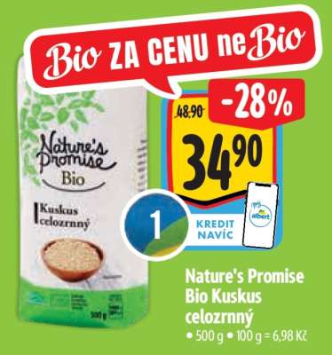 Nature’s Promise Bio Kuskus celozrnný