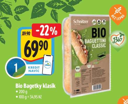 Bio Bagetky klasik