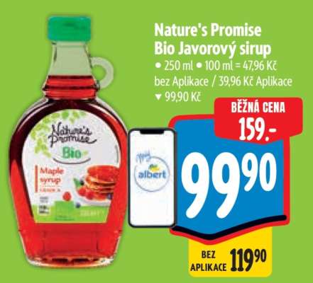 Nature’s Promise Bio Javorový sirup