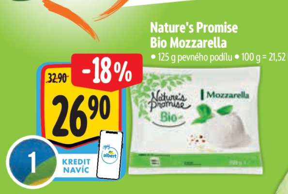 Nature’s Promise Bio Mozzarella