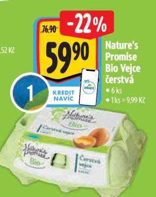 Nature’s Promise Bio Vejce čerstvá