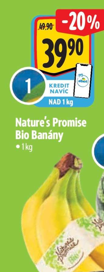 Nature’s Promise Bio Banány