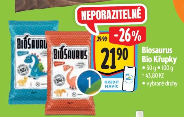 Biosaurus Bio Křupky