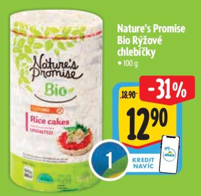 Nature’s Promise Bio Rýžové chlebíčky