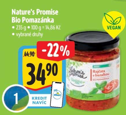 Nature’s Promise Bio Pomazánka