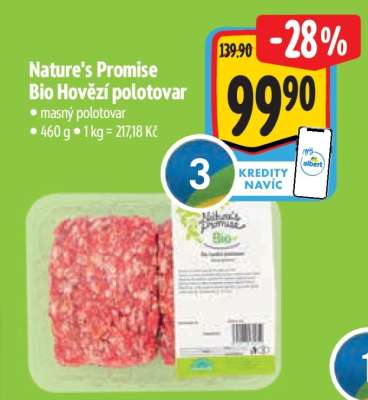 Nature’s Promise Bio Hovězí polotovar