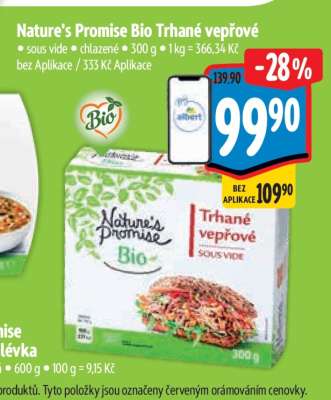 Nature’s Promise Bio Trhané vepřové