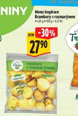 Menu inspirace Brambory s rozmarýnem
