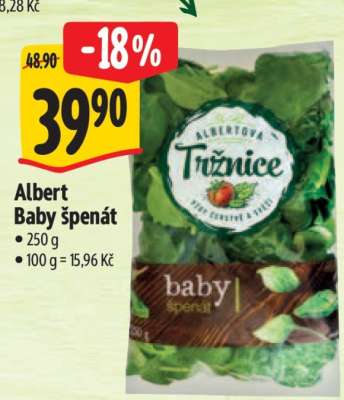 Albert Baby špenát