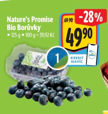 Nature’s Promise Bio Borůvky