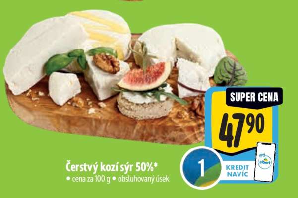 Čerstvý kozí sýr 50%