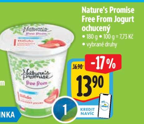 Nature’s Promise Free from Jogurt ochucený
