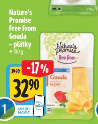 Nature’s Promise Free from Gouda plátky