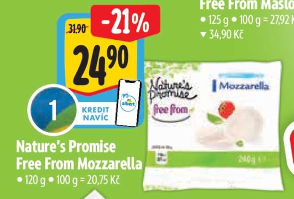 Nature’s Promise Free from Mozzarella