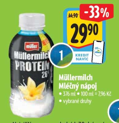 Müllermilch mléčný nápoj