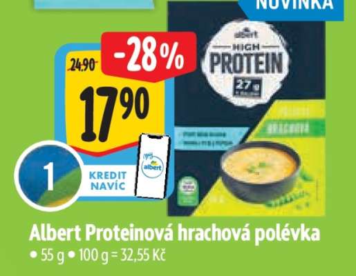 Albert Proteinová hrachová polévka