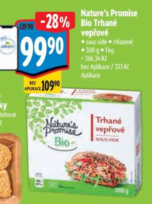 Nature’s Promise Bio Trhané vepřové