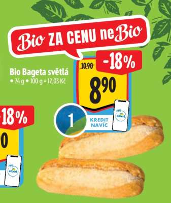 Bio Bageta světlá**