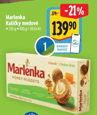 Marlenka kuličky medové