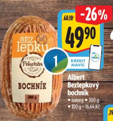Albert Bezlepkový bochník