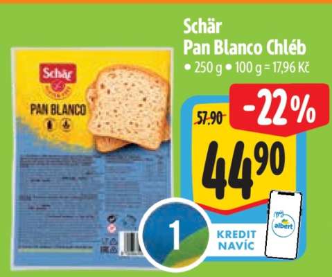 Schär Pan Blanco chléb