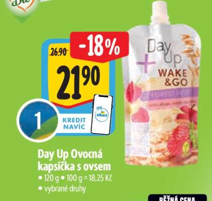 Day Up Ovocná kapsička s ovsem