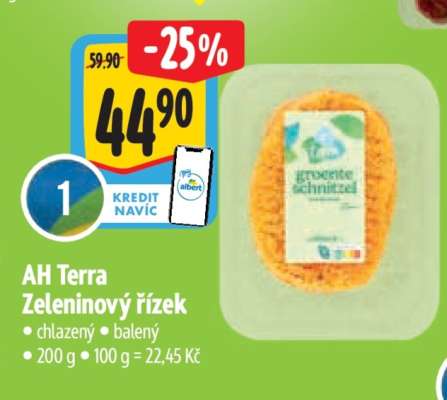 AH Terra Zeleninový řízek