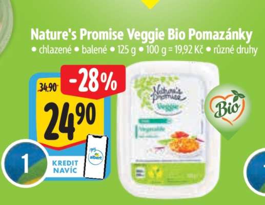 Nature’s Promise Veggie Bio Pomazánky