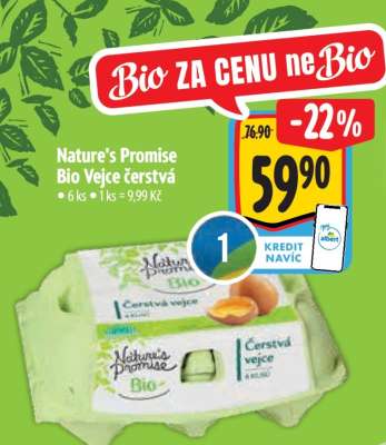 Nature’s Promise Bio Vejce čerstvá