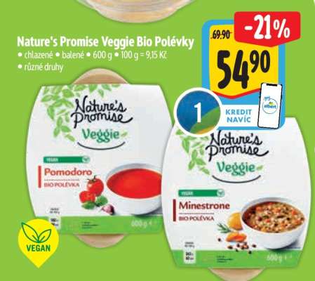 Nature's Promise Veggie Bio Polévky