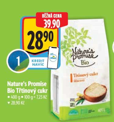 Nature’s Promise Bio Třtinový cukr