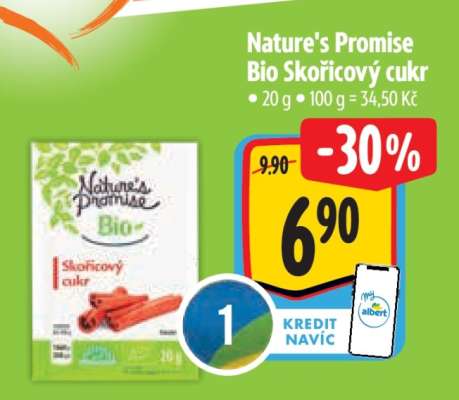 Nature's Promise Bio Skořicový cukr