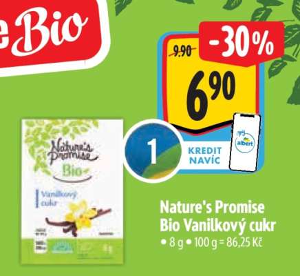Nature's Promise Bio Vanilkový cukr