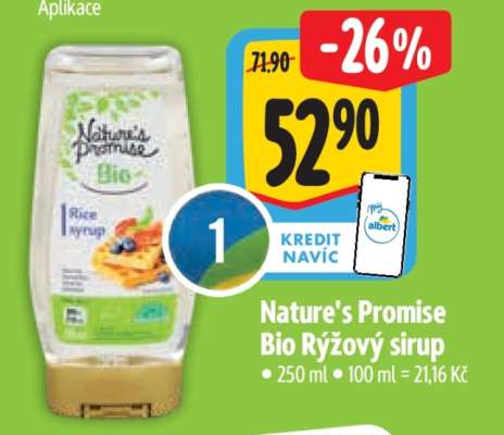 Nature’s Promise Bio Rýžový sirup