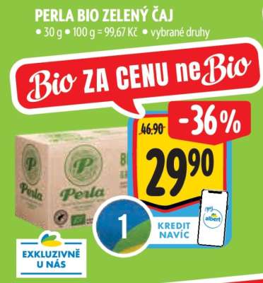 PERLA BIO ZELENÝ ČAJ