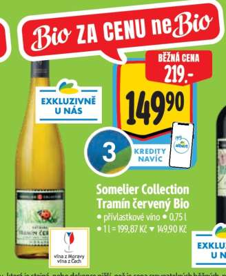 Somelier Collection Tramín červený Bio