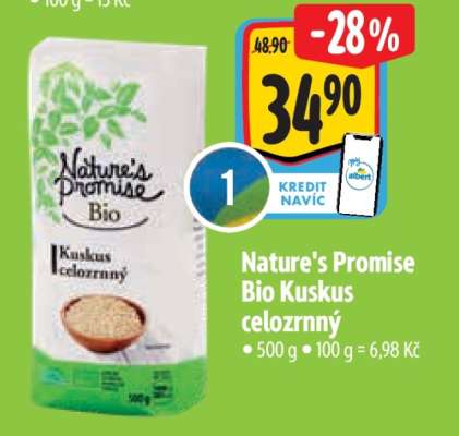 Nature’s Promise Bio Kuskus celozrnný