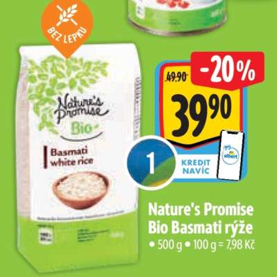 Nature's Promise Bio Basmati rýže