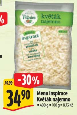 Menu inspirace Květák najemno