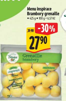 Menu inspirace Brambory grenaille