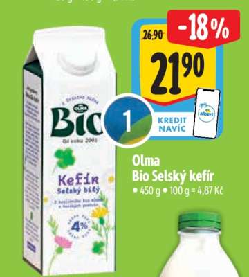 Olma Bio Selský kefír