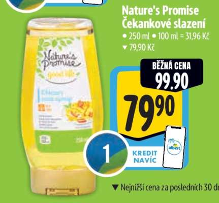 Nature’s Promise Čekankové slazení