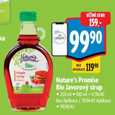 Nature’s Promise Bio Javorový sirup