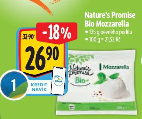 Nature’s Promise Bio Mozzarella