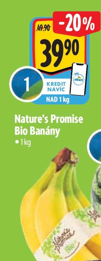 Nature’s Promise Bio Banány