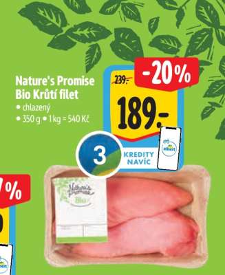Nature's Promise Bio Krůtí filet