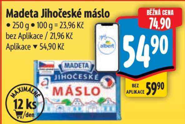 Madeta Jihočeské máslo