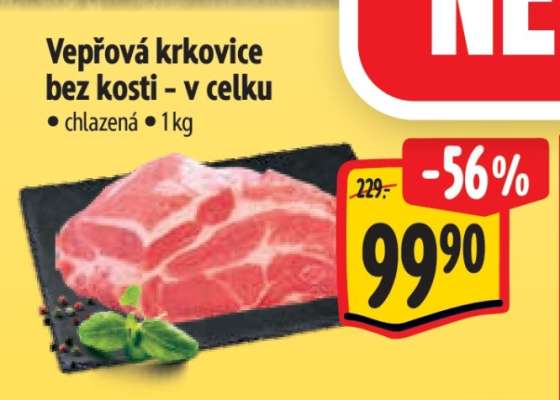 Vepřová krkovice bez kosti – v celku