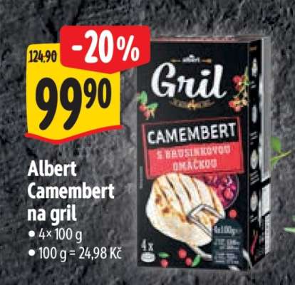 Albert Camembert na gril